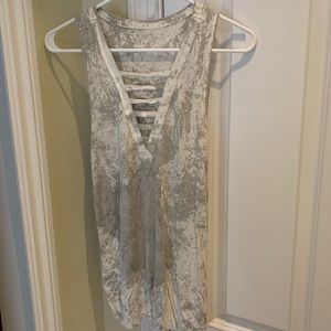 Grey Tank Top American Eagle Small